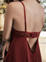 MYSTIQ Women's Contrast Lace Hollow Out Camisole Sexy Nightgown - Image 4