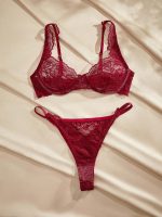 MYSTIQ Floral Lace Underwire Lingerie Set - Image 5
