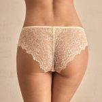 MYSTIQ Floral Lace Patchwork Bow Decor Low Waist Comfortable French/Italian Romantic Daily EasyComfort Chic Autumn Women Panties Lace Panty