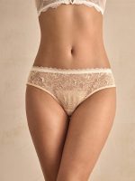 MYSTIQ Floral Lace Patchwork Bow Decor Low Waist Comfortable French/Italian Romantic Daily EasyComfort Chic Autumn Women Panties Lace Panty - Image 6