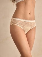 MYSTIQ Floral Lace Patchwork Bow Decor Low Waist Comfortable French/Italian Romantic Daily EasyComfort Chic Autumn Women Panties Lace Panty - Image 7