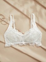 MYSTIQ Underwired Full-Cup Bra With Lace Trim, Supportive, Comfortable, Romantic French/Italian Style Curve Lingerie For Women Lace Push Up Bra - Image 7