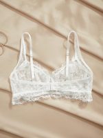MYSTIQ Underwired Full-Cup Bra With Lace Trim, Supportive, Comfortable, Romantic French/Italian Style Curve Lingerie For Women Lace Push Up Bra - Image 8